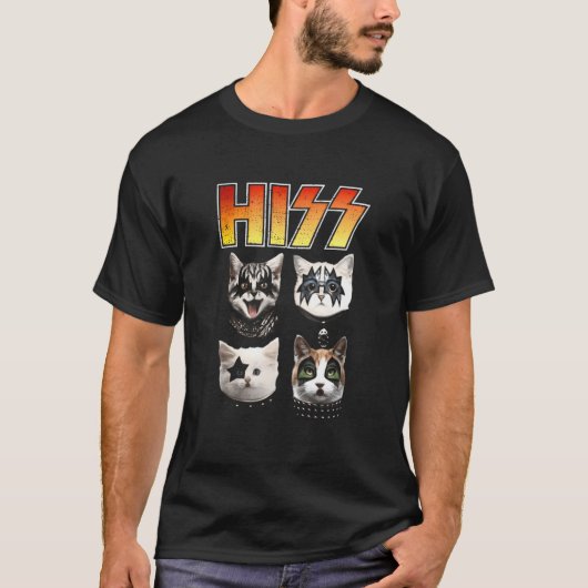 Hiss Ca Hiss Cat Hiss Cat T-shirt (Voorkant)