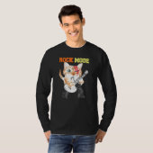 Hiss Cats Kittens Rock Rockin Mode Pun T-shirt (Voorkant volledig)