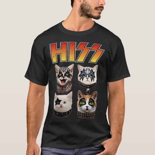 Hiss Funny Cat Lover Essential T-shirt (Voorkant)