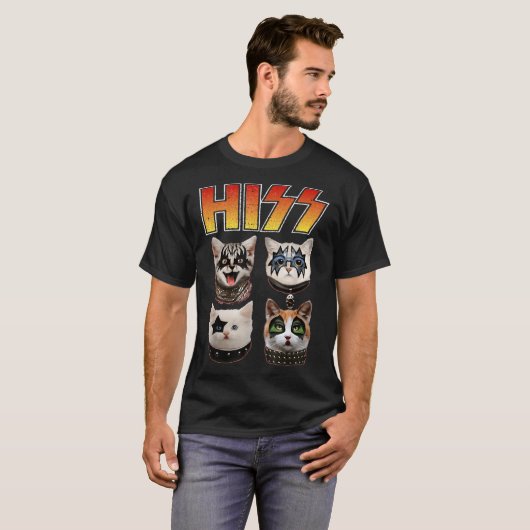 Hiss Funny Cat Lover Essential  T-shirt (Voorkant volledig)