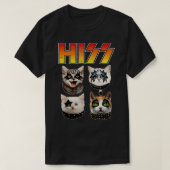 Hiss Funny Cat LoverTShirt T-shirt (Design voorkant)