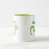 Hiss Hiss Snake Tweekleurige Koffiemok (Center)