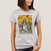 Hiss N' Fitz CAT PARTY BASIC T-SHIRT past aan (Voorkant)