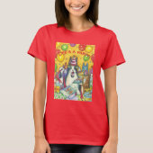 Hiss N' Fitz CAT PARTY BASIC T-SHIRT past aan (Voorkant)