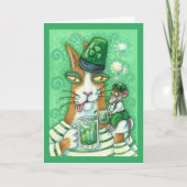 HISS N' FITZ CAT & RAT, CHEERT NAAR GROENE BEER FU KAART (Voorkant)