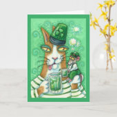 HISS N' FITZ CAT & RAT, CHEERT NAAR GROENE BEER FU KAART (Gele Bloem)