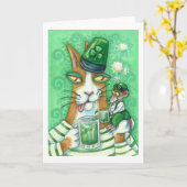 HISS N' FITZ CAT & RAT, CHEERT NAAR GROENE BEER FU KAART (Gele Bloem)