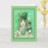 HISS N' FITZ CAT & RAT, CHEERT NAAR GROENE BEER FU KAART (Gele Bloem)