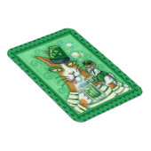 HISS N' FITZ CAT & RAT, CHEERT NAAR GROENE BEER FU MAGNEET (Rechterzijde)