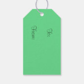 Hiss N Fitz CAT, RAT, GREEN BEER ST. PATRICK'S DAG Cadeaulabel (Achterkant)