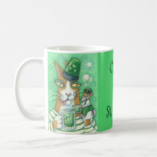 Hiss N Fitz Cat Rat ST. Mok PATRICKS DAY