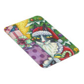 Hiss N' Fitz CAT SANTA CHRISTMAS MAGNET Magneet (Rechterzijde)