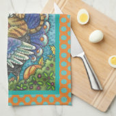 HISS N FITZ CAT, THANKSGIVING KALKOEN KEUKENHANDDO THEEDOEK (Quarter Fold)