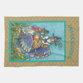 HISS N FITZ CAT, THANKSGIVING KALKOEN KEUKENHANDDO THEEDOEK (Horizontaal)