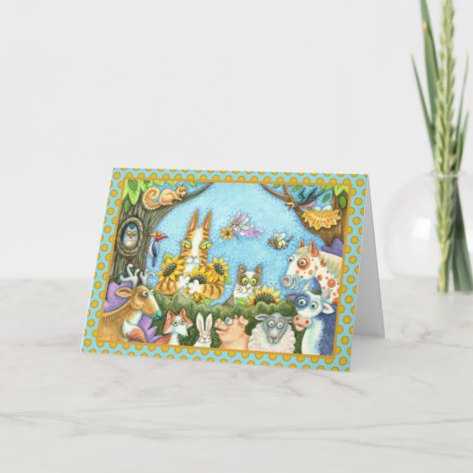 HISS N' FITZ CATS AND MENAGERIE OF FRIENDS, FUNNY KAART (Voorkant)