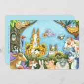 HISS N' FITZ CATS AND MENAGERIE OF FRIENDS KAART (Voorkant / Achterkant)