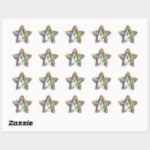 Hiss N' Fitz Cats BIRTHDAY STICKERS Sheet Stars (Vel)