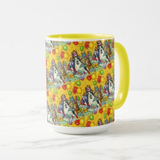 HISS N' FITZ CATS, KITTENS, MICE, FUNNY BIRTHDAY MOK (Voorkant rechts)