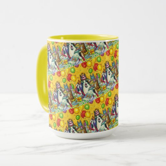 HISS N' FITZ CATS, KITTENS, MICE, FUNNY BIRTHDAY MOK (Voorkant links)