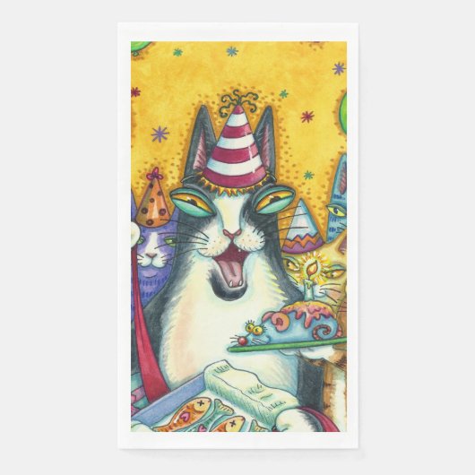 HISS N' FITZ CATS, KITTENS, MICE, FUNNY BIRTHDAY SERVET (Voorkant)