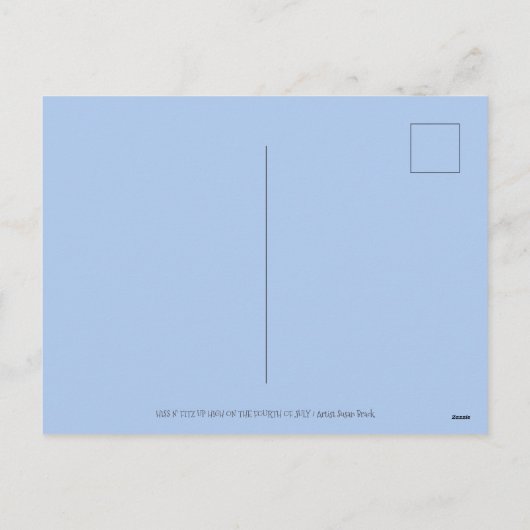 HISS N' FITZ CATS & MOUSE IN 4 JULI ZEPPELIN FEESTDAGENKAART (Achterkant)