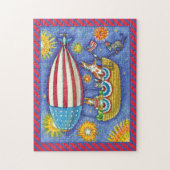 HISS N' FITZ CATS & MOUSE IN 4 JULI ZEPPELIN LEGPUZZEL (Verticaal)