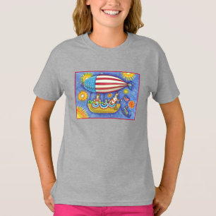 HISS N' FITZ CATS & MOUSE IN 4 JULI ZEPPELIN T-SHIRT