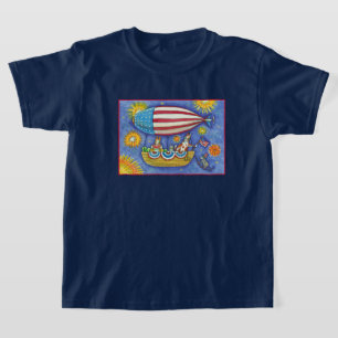 HISS N' FITZ CATS & MOUSE IN 4 JULI ZEPPELIN T-SHIRT