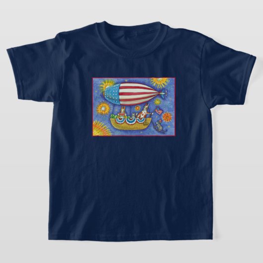 HISS N' FITZ CATS & MOUSE IN 4 JULI ZEPPELIN T-SHIRT (Laagn)