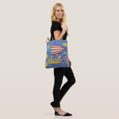 HISS N' FITZ CATS & MOUSE IN 4 JULI ZEPPELIN TOTE BAG (Op model)