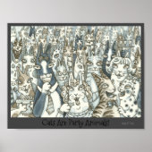 Hiss N' Fitz Cats PARTY ANIMALS POSTER (Voorkant)