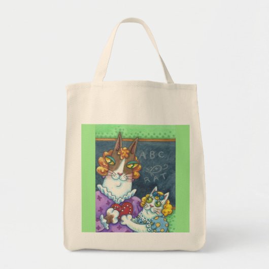 Hiss N' Fitz Cats TEACHER'S PET GROCERY TAS (Voorkant)