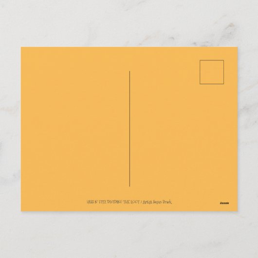 HISS N' FITZ CATS, TRICK OR TREAT GRAPPIGE HALLOWE FEESTDAGENKAART (Achterkant)