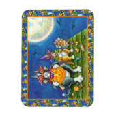 HISS N' FITZ CATS, TRICK OR TREAT GRAPPIGE HALLOWE MAGNEET (Verticaal)