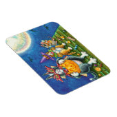 HISS N' FITZ CATS, TRICK OR TREAT GRAPPIGE HALLOWE MAGNEET (Rechterzijde)