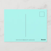 HISS N' FITZ KAT IN VERJAARDAGSKLEDING, TAART & KA BRIEFKAART (Achterkant)