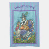 HISS N' FITZ KAT, THANKSGIVING KEUKENHANDDOEK (Verticaal)