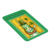 HISS N' FITZ LEPRECHAUN, ST. PADDY'S DAY FUNNY CAT MAGNEET (Rechterzijde)