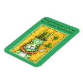 HISS N' FITZ LEPRECHAUN, ST. PADDY'S DAY FUNNY CAT MAGNEET (Linkerzijde)