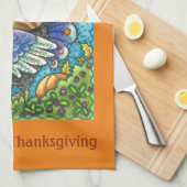 Hiss N' Fitz Pelgrim op Thanksgiving Turkije HANDD Theedoek (Quarter Fold)