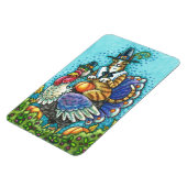 Hiss N' Fitz Pilgrim over Thanksgiving Turkije MAG Magneet (Linkerzijde)