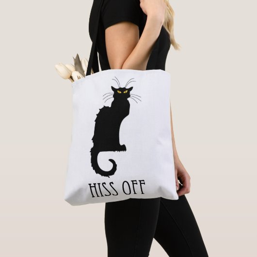 Hiss of Cat Funny Tote Bag (Dichtbij)