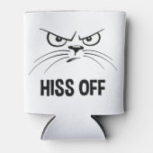 Hiss of Funny Angry Cat Blikjeskoeler (Voorkant)