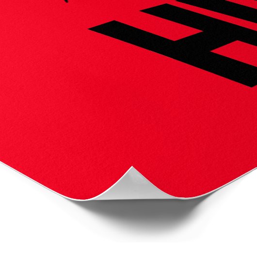 Hiss of Funny Angry Cat Poster (Hoek)