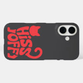 "Hiss Off – Katten Typography Design"      Case-Mate iPhone Case (Achterkant (horizontaal))