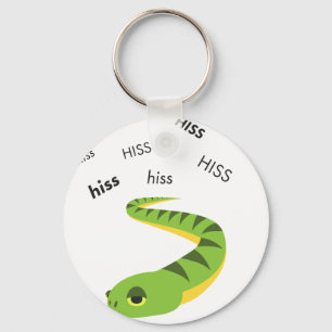 Hiss Snake Cute Emoji Sleutelhanger