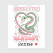 Hiss You Already Pastel Snake Sticker (Vel)