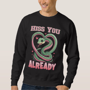 Hiss You Already Pastel Snake Sweater
