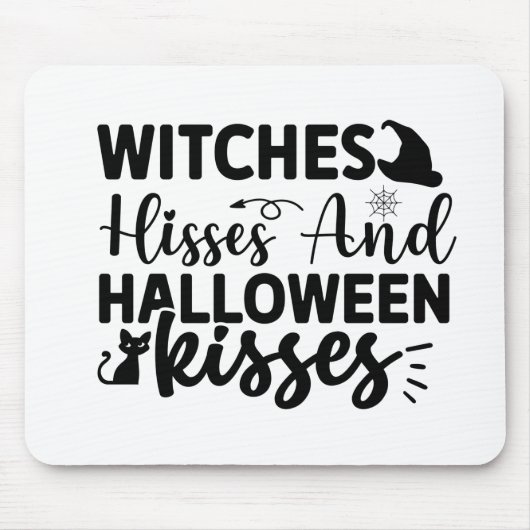 Hisses en Halloween Kisses Muismat (Voorkant)