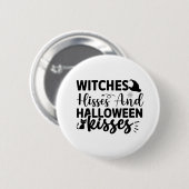 Hisses en Halloween Kisses Ronde Button 5,7 Cm (Voorkant /achterkant)